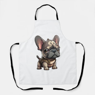 Chibi French Bulldog Apron