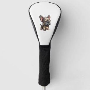 Chibi French Bulldog Golf Head Cover
