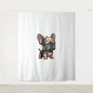Chibi French Bulldog Tapestry