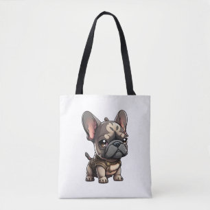 Chibi French Bulldog Tote Bag