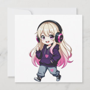 Chibi Funny Invitation