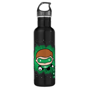 Chibi Green Lantern Flying Through Space 710 Ml Water Bottle