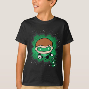 Chibi Green Lantern Flying Through Space T-Shirt