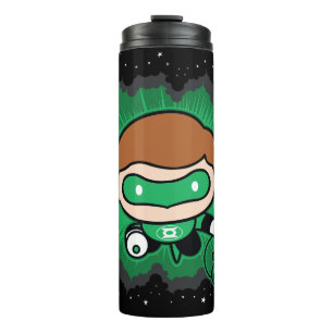 Chibi Green Lantern Flying Through Space Thermal Tumbler