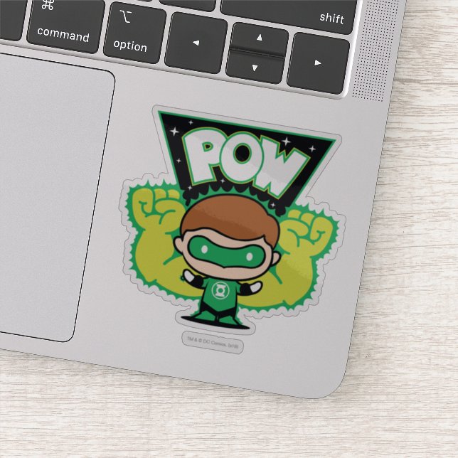 Chibi Green Lantern Forming Giant Fists (Detail)