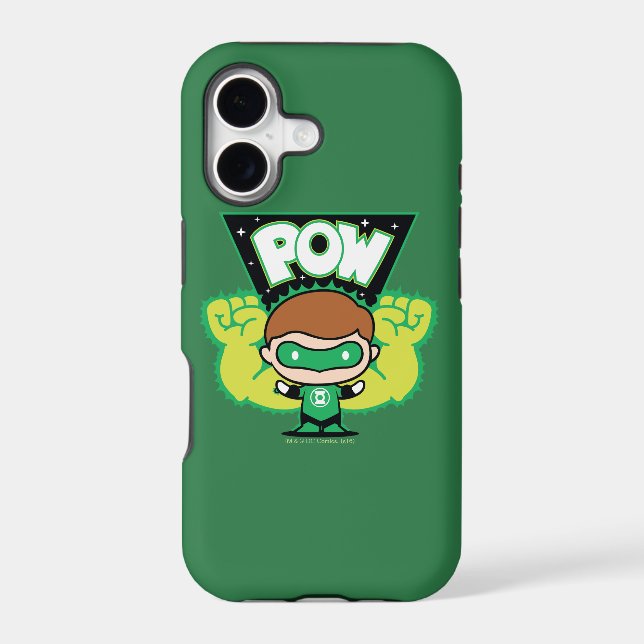 Chibi Green Lantern Forming Giant Fists (Back)