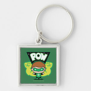 Chibi Green Lantern Forming Giant Fists Key Ring