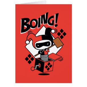 Chibi Harley-Quinn-In-A-Box With Hammer