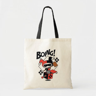 Chibi Harley-Quinn-In-A-Box With Hammer Tote Bag