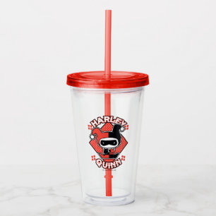 Chibi Harley Quinn Splits Acrylic Tumbler
