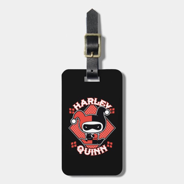 Chibi Harley Quinn Splits Luggage Tag (Front Vertical)
