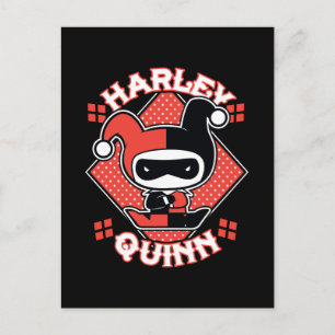 Chibi Harley Quinn Splits Postcard