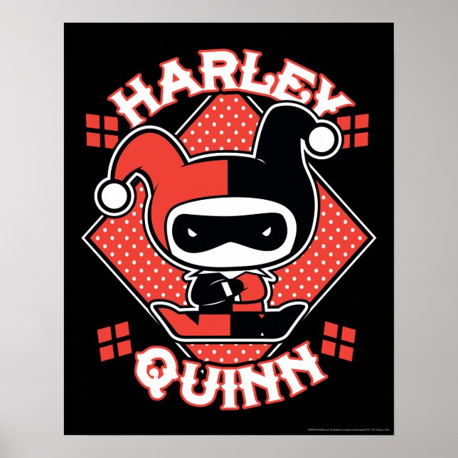 Chibi Harley Quinn Splits Poster (Front)