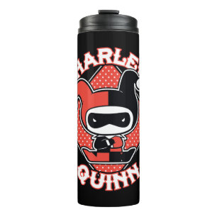 Chibi Harley Quinn Splits Thermal Tumbler