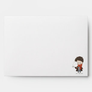 Chibi HARRY POTTER™ & Hedwig Envelope