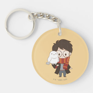 Chibi HARRY POTTER™ & Hedwig Key Ring