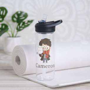 Chibi HARRY POTTER™ & Hedwig Water Bottle