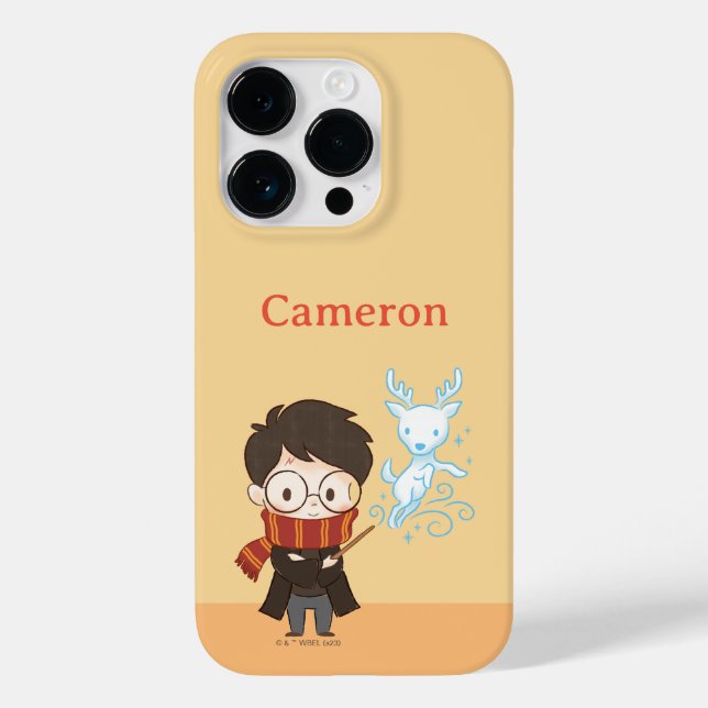 Chibi HARRY POTTER™ Patronus Case-Mate iPhone Case (Back)