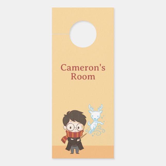 Chibi HARRY POTTER™ Patronus Door Hanger (Front)