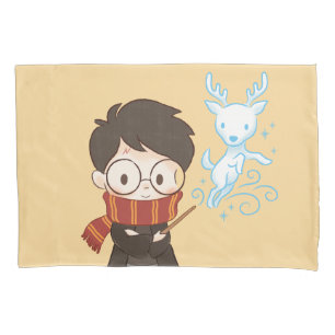 Chibi HARRY POTTER™ Patronus Pillowcase