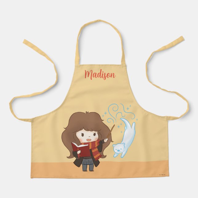 Chibi Hermione Granger Patronus Apron (Front)