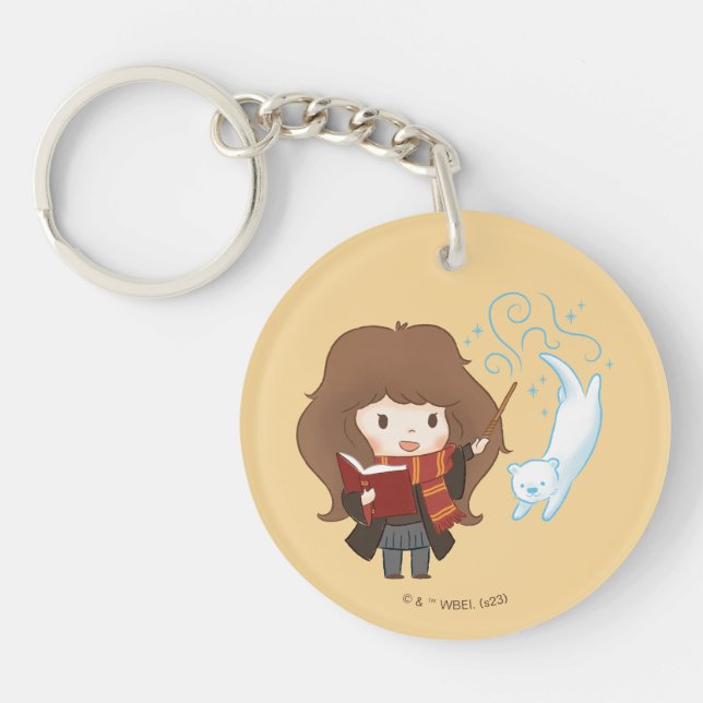 Chibi Hermione Granger Patronus Key Ring (Front)