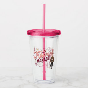 Chibi Hermione "Mischief Managed" Acrylic Tumbler