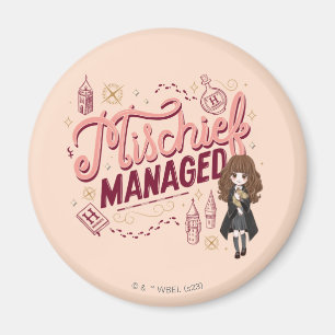 Chibi Hermione "Mischief Managed" Magnet