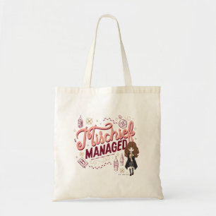Chibi Hermione "Mischief Managed" Tote Bag