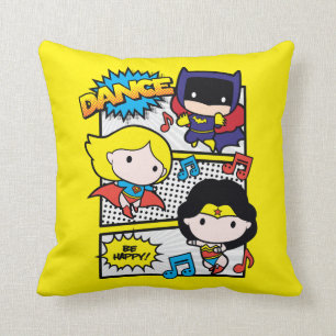 Chibi Heroes Dancing Cushion