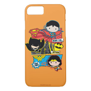 Chibi Heroes Ready For Action! iPhone 8/7 Case