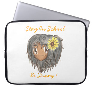 Chibi Hinata 'Be Strong' Laptop Sleeve