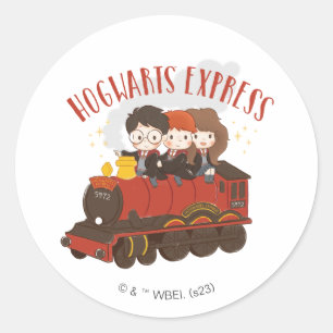 Chibi HOGWARTS EXPRESS™ Ride Classic Round Sticker