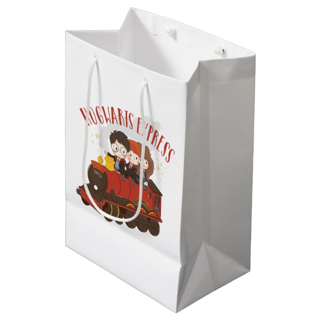 Chibi HOGWARTS EXPRESS™ Ride Medium Gift Bag (Front Angled)