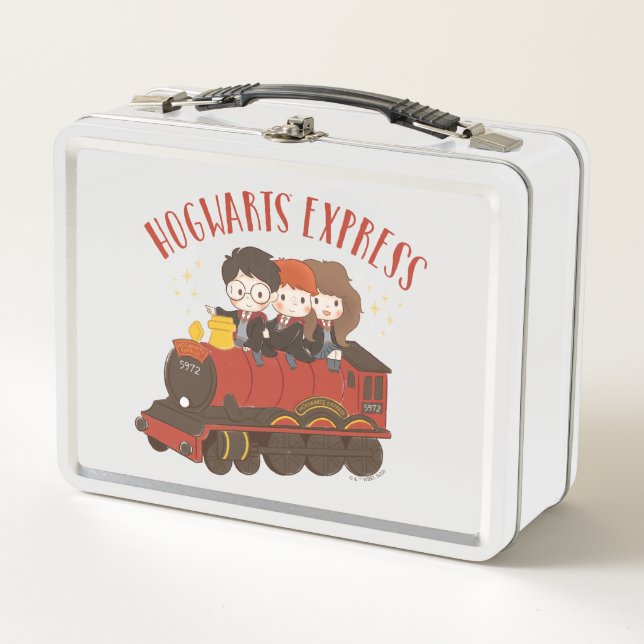 Chibi HOGWARTS EXPRESS™ Ride Metal Lunch Box (Front)