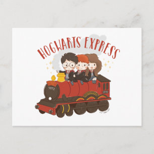 Chibi HOGWARTS EXPRESS™ Ride Postcard