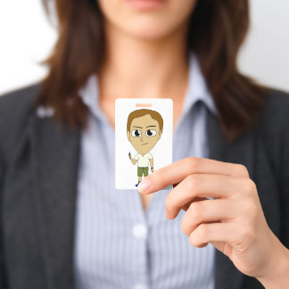 chibi ID badge