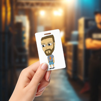 chibi ID badge