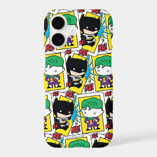 Chibi Joker and Batman Playing Card Pattern