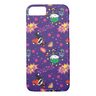 Chibi Joker and Harley Pattern iPhone 8/7 Case