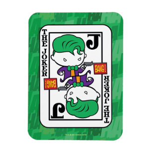 Chibi Joker Playing Card Magnet