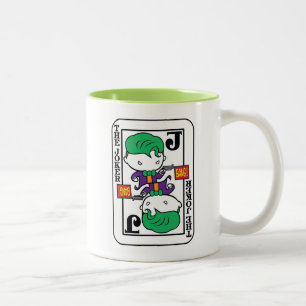 Chibi Joker Playing Card Two-Tone Coffee Mug