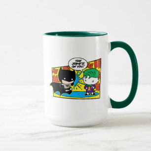 Chibi Joker Pranking Chibi Batman Mug