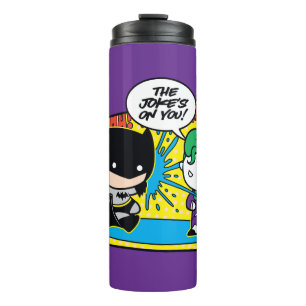 Chibi Joker Pranking Chibi Batman Thermal Tumbler