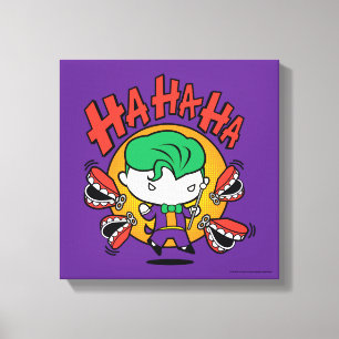 Chibi Joker With Toy Teeth Canvas Print