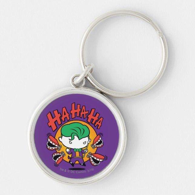 Chibi Joker With Toy Teeth Key Ring (Front)