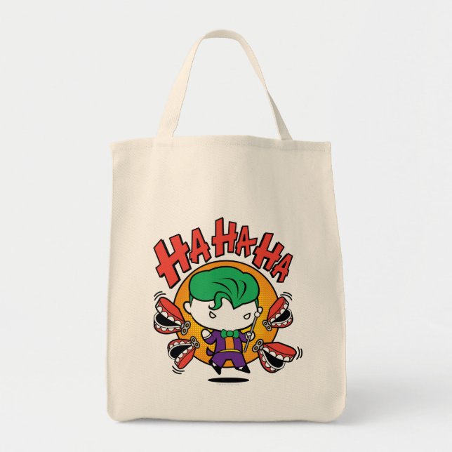 Chibi Joker With Toy Teeth Tote Bag (Front)