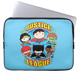 Chibi Justice League Group Laptop Sleeve