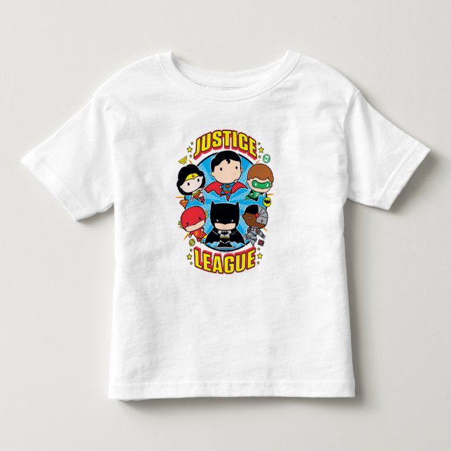 Chibi Justice League Group Toddler T-Shirt (Front)