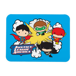 Chibi Justice League of America Explosion Magnet